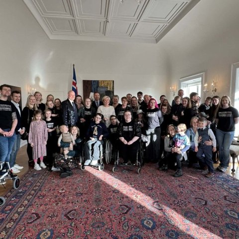 Heimsókn til forsetans