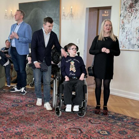 Heimsókn til forsetans