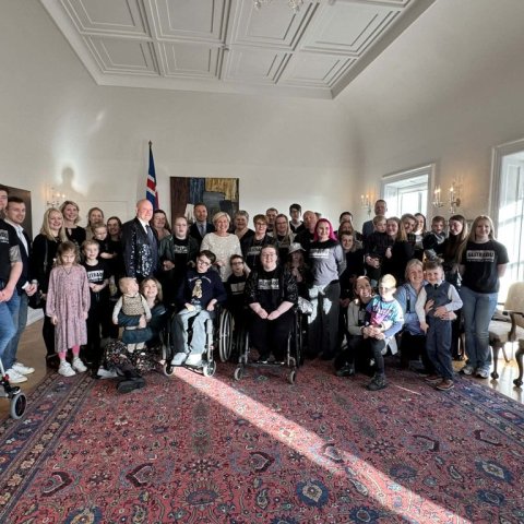 Heimsókn til forsetans