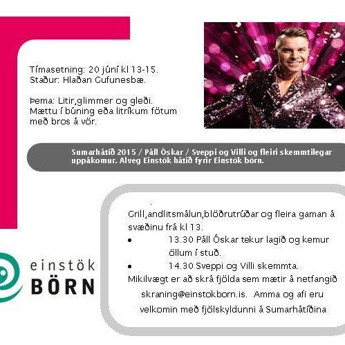 Sumarhátíð Félags Einstakar barna 2015