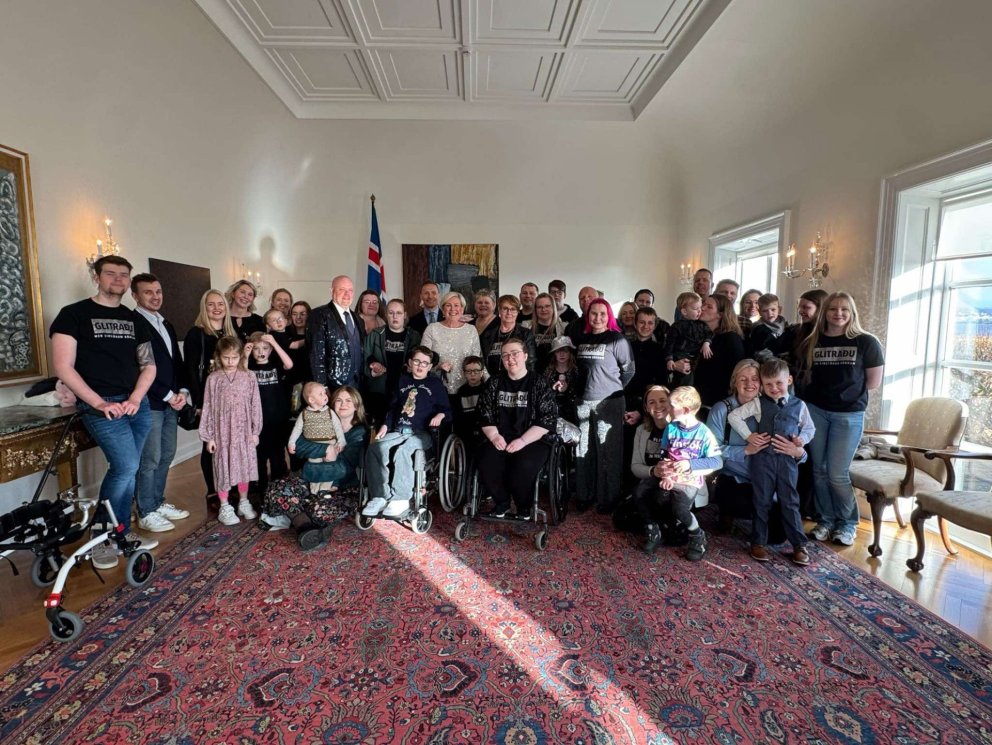 Heimsókn til Forsetans á Glitrandi deginum