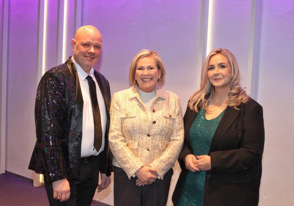 Guðmundur Björgvins Gylfason, formaður Einstakra barna, Halla Tómasdóttir, Forseti, Guðrún Helga Har&hellip;