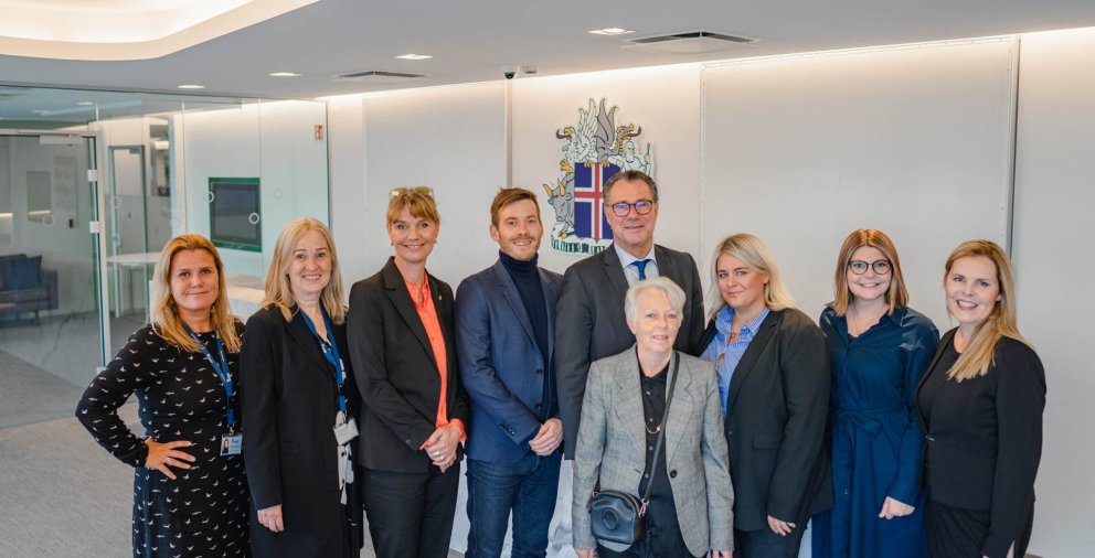 Mynd ráðuneytisins/ Willum Þór Þórsson heilbrigðisráðherra ásamt fulltrúum verkefnisins