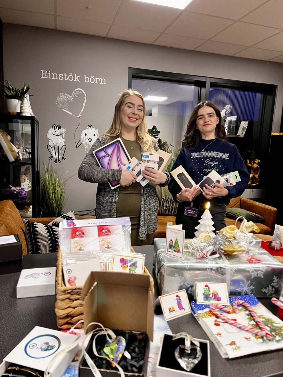 Ingibjörg Ólafs og Ella Georgesdóttir