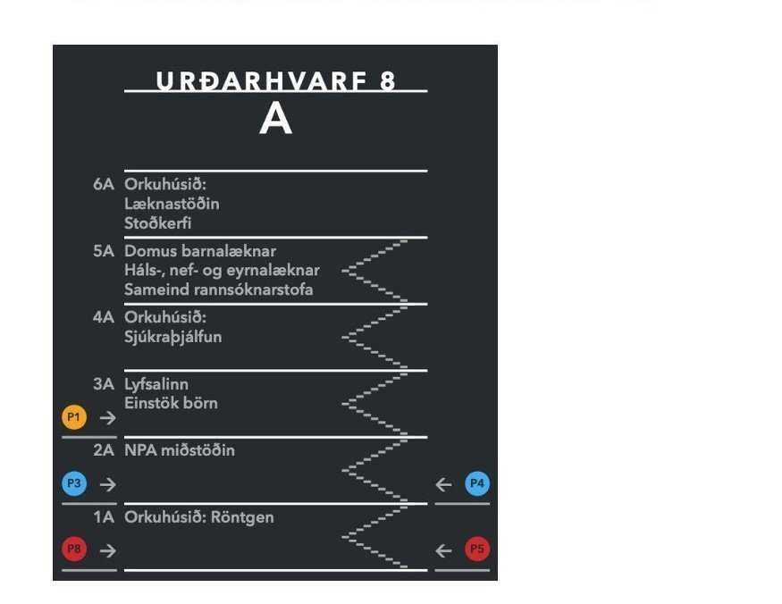 Urðarhvarf 8, A-inngangur, aðkoma og bílastæði