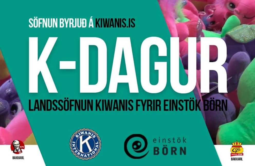 Landssöfnun Kiwanis er hafin - Við erum full af þakklæti