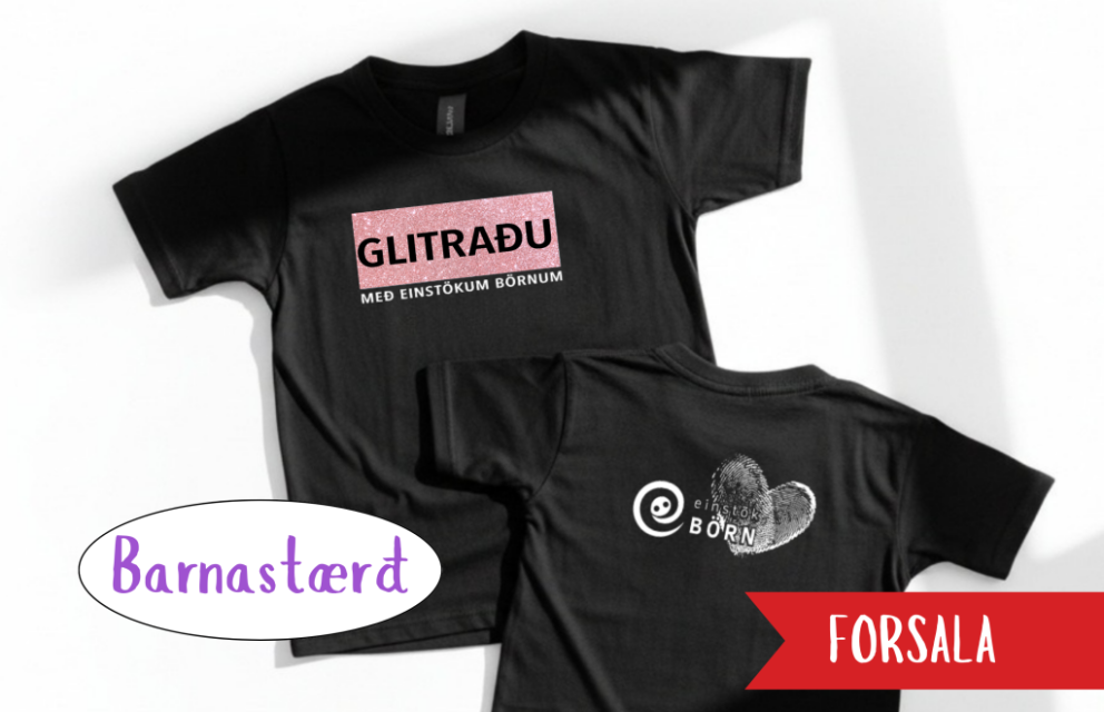 Glitraðu bolir í barna stærðum