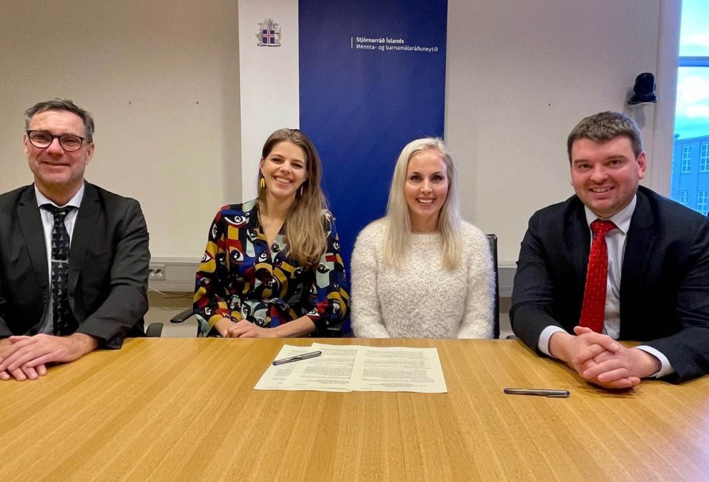 Willum Þór Þórsson, Þórunn Edda Sigurjónsdóttir félagsráðgjafi, Sigríður Gísladóttir, framkvæmdastjó…