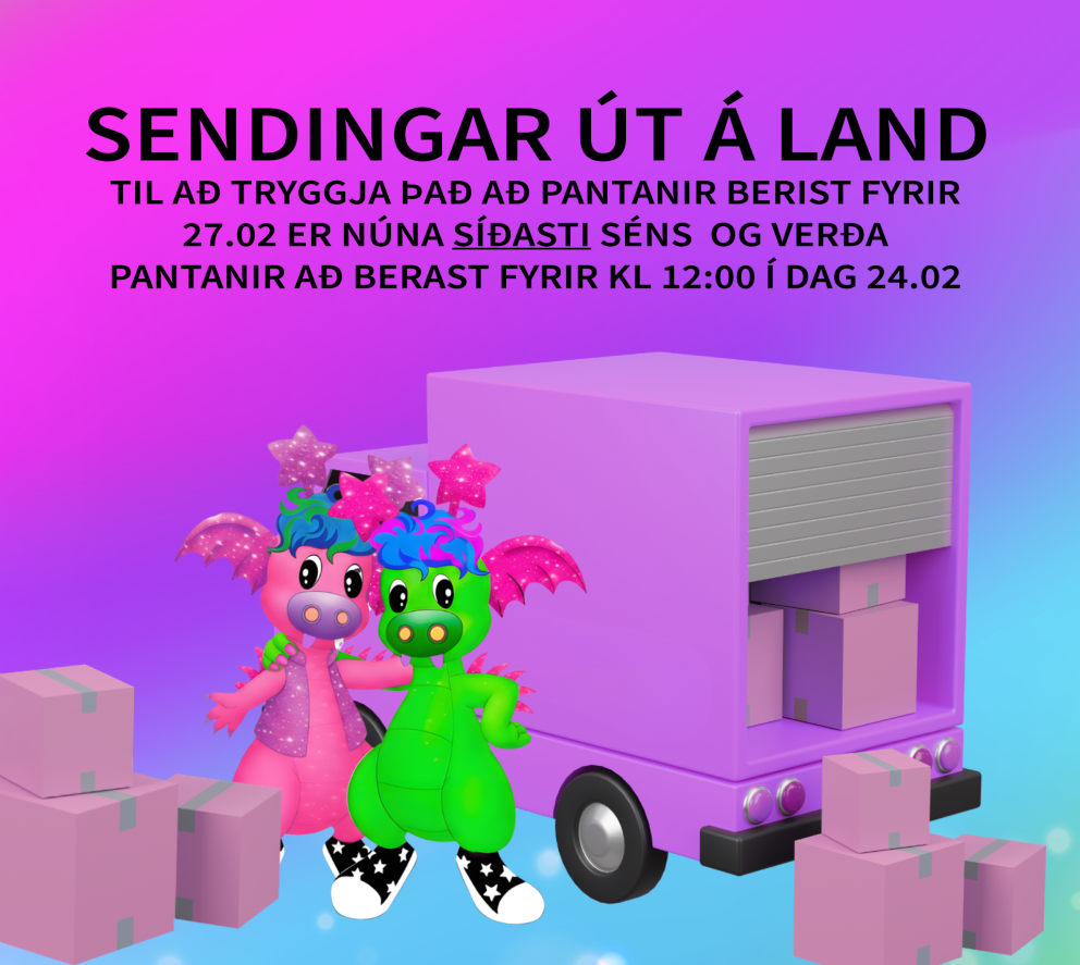 Sendingar út á land og afhending pantana næstu daga