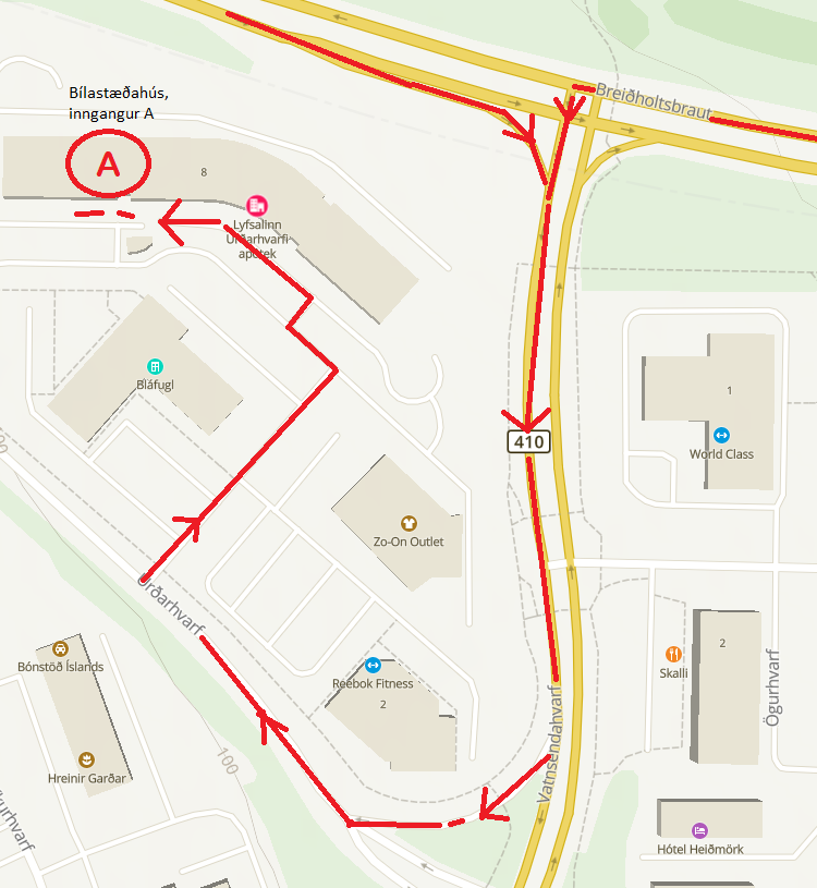 Við erum flutt - svona er leiðin til okkar