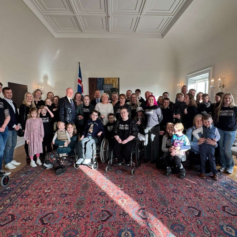 Heimsókn til Forsetans á Glitrandi deginum