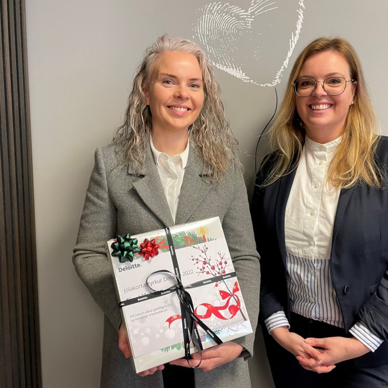 Ingibjörg Björnsdóttir, Einstökum börnum og María Skúladóttir, markaðs- og samfélagsmiðlastjóri Delo…