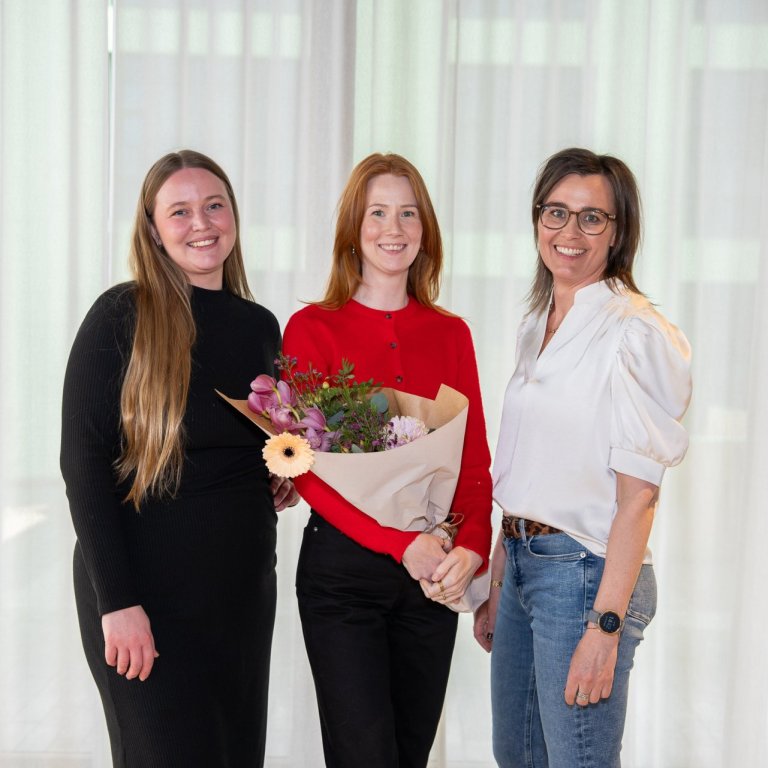 Kristín Halldóra Halldórsdóttir, Hafdís Ragnarsdóttir og Kristjana Milla Snorradóttir eru á myndinni