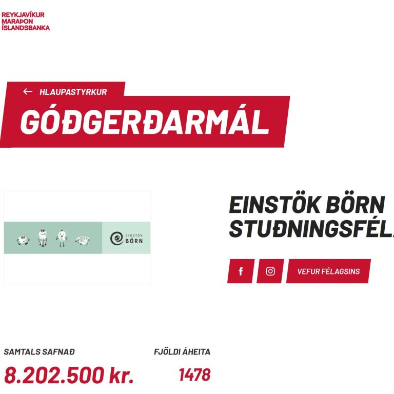 Öflugur stuðningur í Reykjavíkurmaraþoninu