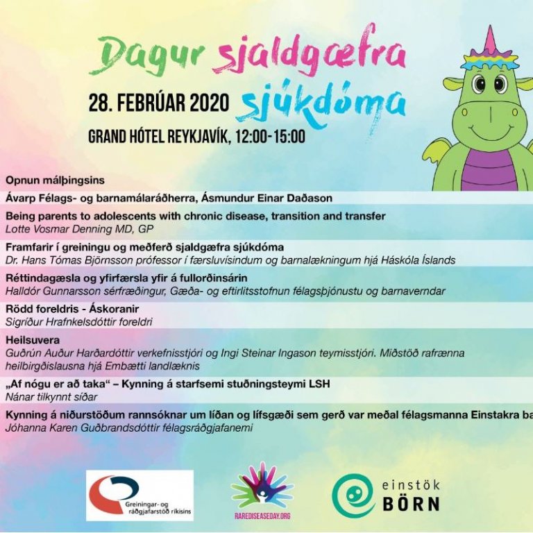 Málþing Einstakra barna  Föstudaginn 28 feb kl 12 á Grandhótel  - allir velkomnir