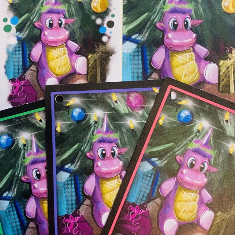 Jólamerkimiðar Einstakra barna 2021 komin í sölu 10 merkispjöld á 1000 kr