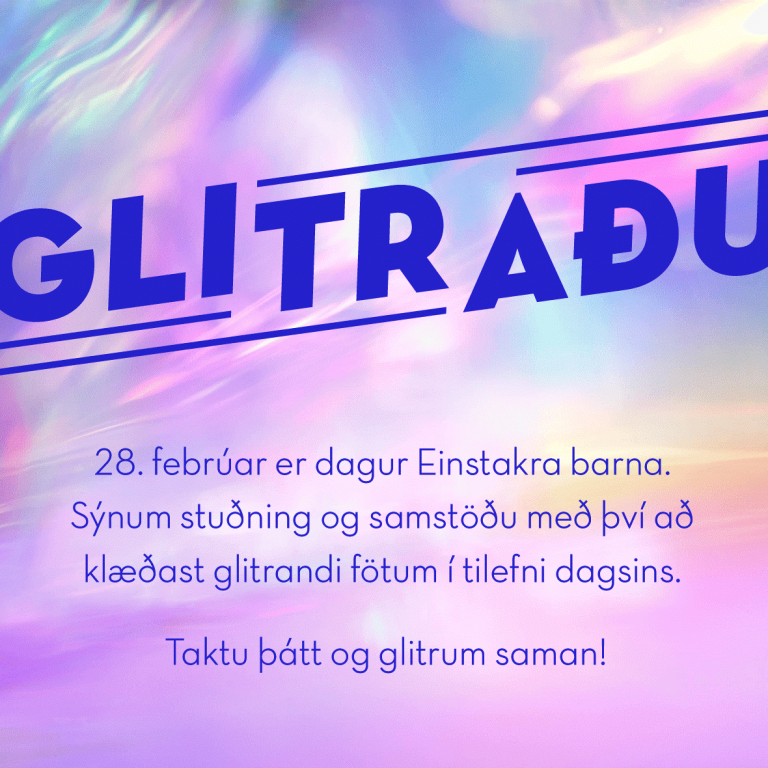 Glitraðu með okkur 28 feb -