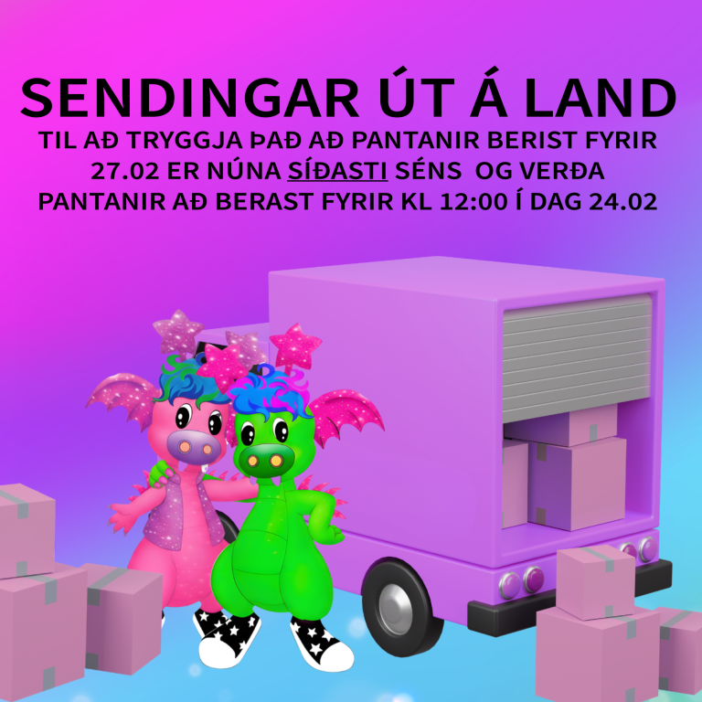 Sendingar út á land og afhending pantana næstu daga