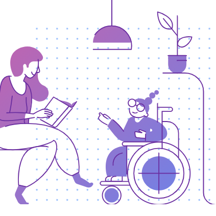 Rafrænt svæði fyrir fötluð börn