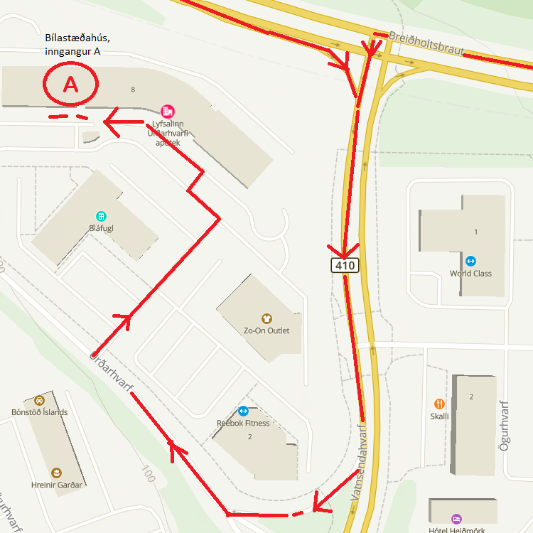 Við erum flutt - svona er leiðin til okkar