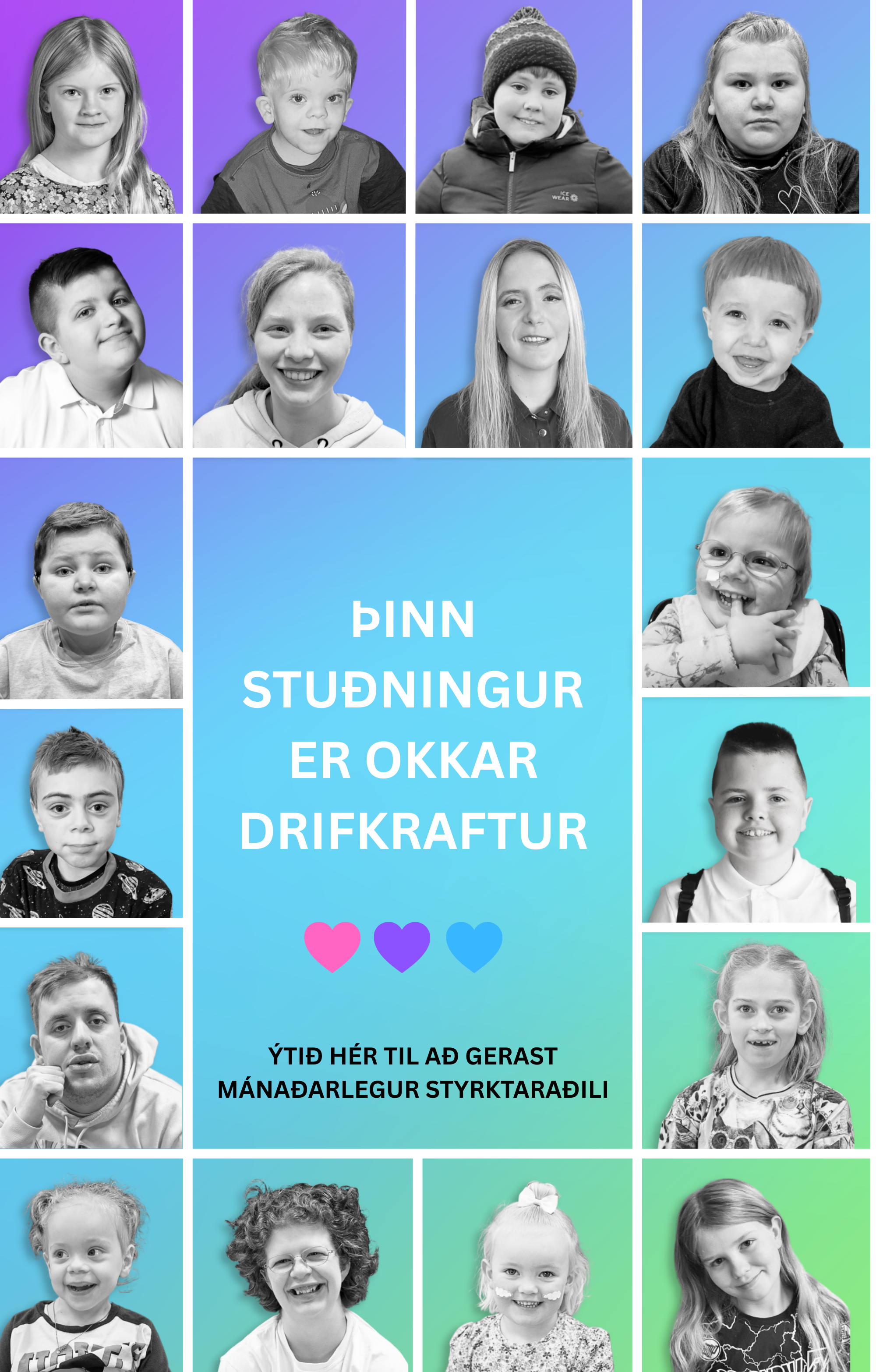 Mánaðarlegir styrktaraðilar